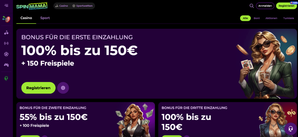 Spinmama Aktionen